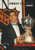 1993 Stadium Club Base Set #147 Norris Win:Chelios