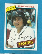 1980 Topps Base Set #101 Aurelio Lopez