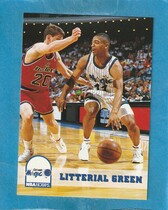 1993 NBA Hoops Hoops #154 Litterial Green