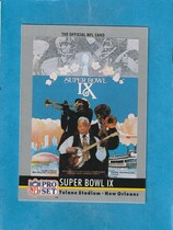 1990 Pro Set Theme Art #9 Super Bowl IX