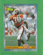 1993 Classic Base Set #52 Lamar Thomas