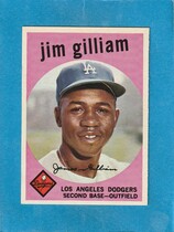 1959 Topps Base Set #306 Jim Gilliam