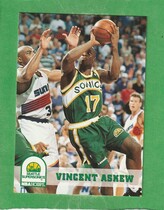 1993 NBA Hoops Hoops #407 Vincent Askew