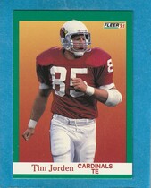 1991 Fleer Base Set #341 Tim Jordan