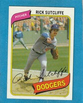 1980 Topps Base Set #544 Rick Sutcliffe