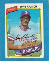 1980 Topps Base Set #548 Dave Rajsich