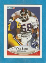 1990 Fleer Base Set #63 Carl Banks