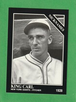 1992 Conlon TSN #552 Carl Hubbell