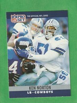 1990 Pro Set Base Set #84 Ken Norton