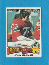 1975 Topps Base Set #318 John Hannah