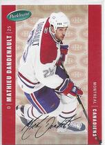 2005 Upper Deck Parkhurst Facsimile Auto Parallel #267 Mathieu Dandenault