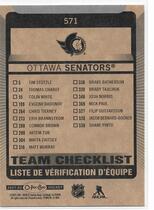 2021 Upper Deck O-Pee-Chee OPC #571 Ottawa Senators