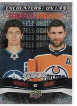 2022 Upper Deck MVP Encounters on Ice #EI-20 Leon Draisaitl|Mark Scheifele