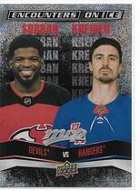 2022 Upper Deck MVP Encounters on Ice #EI-14 Chris Kreider|P.K. Subban