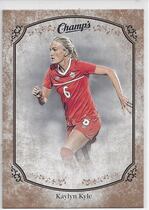 2015 Upper Deck Champs Gold Front #248 Kaylyn Kyle