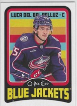 2024 Upper Deck O-Pee-Chee OPC Retro #590 Luca Del Bel Belluz