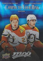 2025 Upper Deck MVP Coming to Your Rink #CR-1 Cutter Gauthier|Mason Mctavish