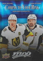 2025 Upper Deck MVP Coming to Your Rink #CR-30 Jack Eichel|Mark Stone
