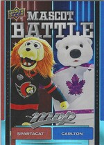 2025 Upper Deck MVP Mascot Battle #MB-9 Carlton The Bear|Spartacat