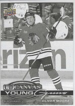 2025 Upper Deck UD Canvas Black & White #C-119 Oliver Moore