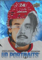 2025 Upper Deck UD Portraits #P-17 Seth Jarvis