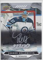 2019 Upper Deck MVP Silver Script #74 Connor Hellebuyck