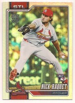 2026 Topps Rainbow Foil Series 2 #385 Nick Raquet