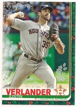 2019 Topps Holiday Metallic #HW129 Justin Verlander