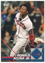 2020 Topps Heritage Sticker Collection Preview #8 Ronald Acuna Jr.