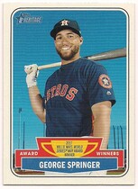 2018 Topps Heritage High Number Award Winners #AW-7 George Springer