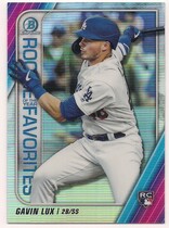 2020 Bowman Chrome Rookie of the Year Favorites Refractor #ROYF-GL Gavin Lux
