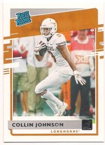 2020 Panini Chronicles Draft Picks Donruss Rated Rookies #13 Collin Johnson