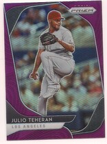 2020 Panini Prizm Prizm Purple #42 Julio Teheran