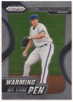 2020 Panini Prizm Warming in the Pen #1 Nate Pearson