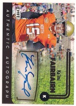 2016 SAGE HIT High Series Autos Black #A64 Kaimi Fairbairn