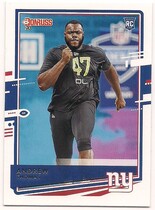 2020 Donruss Base Set #253 Andrew Thomas