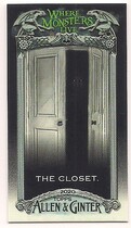 2020 Topps Allen & Ginter Mini Where Monsters Live #MWML-3 The Closet