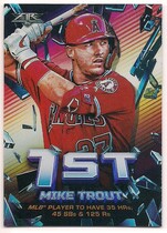 2020 Topps Fire Shattering Stats #SS-3 Mike Trout