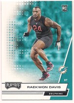2020 Playoff Base Set #299 Raekwon Davis