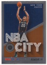 2019 Panini NBA Hoops Premium Stock NBA City #12 Kevin Knox