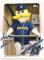 2021 Topps Opening Day Mascots #M-8 Bernie Brewer