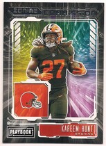 2021 Panini Playbook Zoning Commission #15 Kareem Hunt