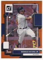 2022 Donruss Holo Orange #121 Ronald Acuna Jr.