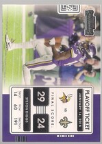 2021 Panini Contenders Playoff Tickets #7 Stefon Diggs
