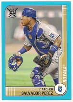 2021 Topps Big League Electric Blue #136 Salvador Perez