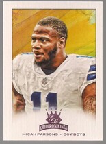 2021 Panini Chronicles Gridiron Kings Pink #35 Micah Parsons