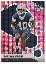 2021 Panini Mosaic Camo Pink #349 Nahshon Wright