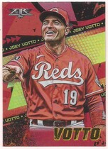 2022 Topps Fire Flame #100 Joey Votto