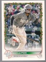 2022 Topps Holiday #HW158 Lucius Fox