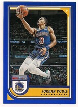 2022 Panini NBA Hoops Blue #226 Jordan Poole